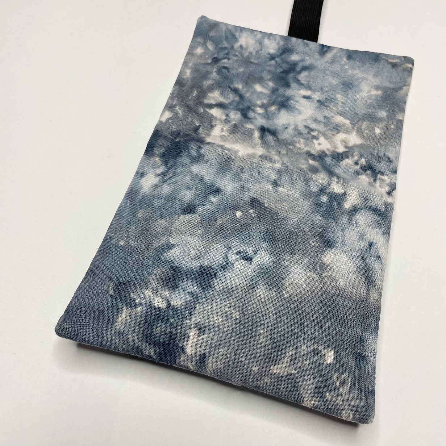 Handmade Black Ice Dyed Tobacco Pouch