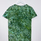 S | Ice Dye Dark Green Hand Dyed Ice Tie Dye T-Shirt