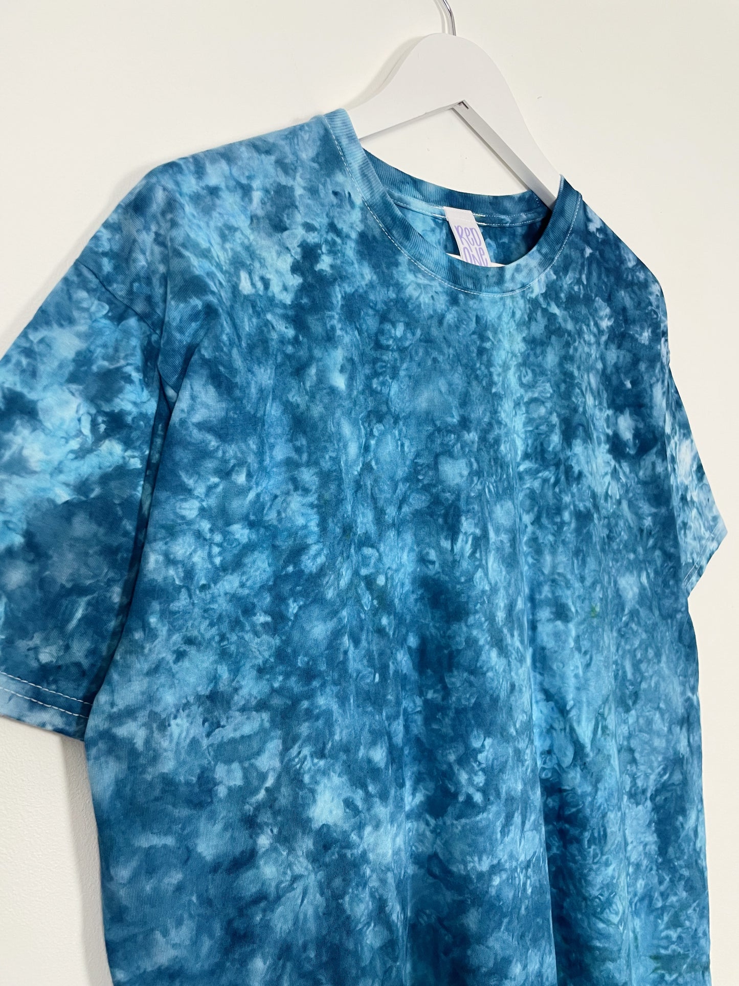 XL | Ocean Blue Ice Dye T-Shirt