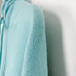 M | Stingray Hoodie Seafoam Blue Hand Embroidered | Minor Display Damage