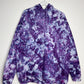 XXL | Ice Dye Purple Hand Dyed Pullover Hoodie