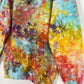 XL | Ice Dye Rainbow Multicolour Hand Dyed Pullover Hoodie