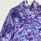 S | Ice Dye Purple Hand Dyed Pullover Hoodie