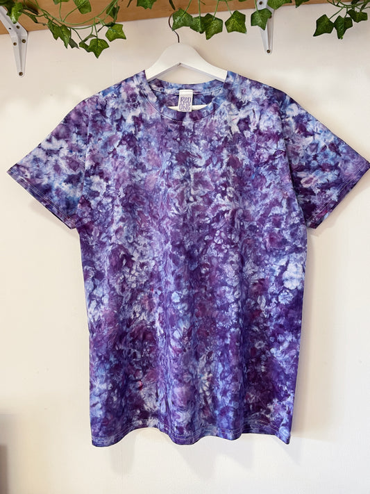 M | Purple Ice Dye T-Shirt