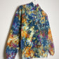S | Ice Dye Blue Sunrise Multicolour Hand Dyed Pullover Hoodie
