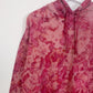 L | Ice Dye Crushed Raspberry Hand Dyed Pullover Hoodie