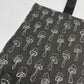 Handmade Tobacco Pouch | Black Mushroom Print Tobacco Storage Holder