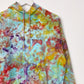 M | Ice Dye Rainbow Multicolour Hand Dyed Pullover Hoodie