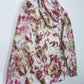 M | Ice Dye Dusty Pink and Brown Hand Dyed Pullover Hoodie