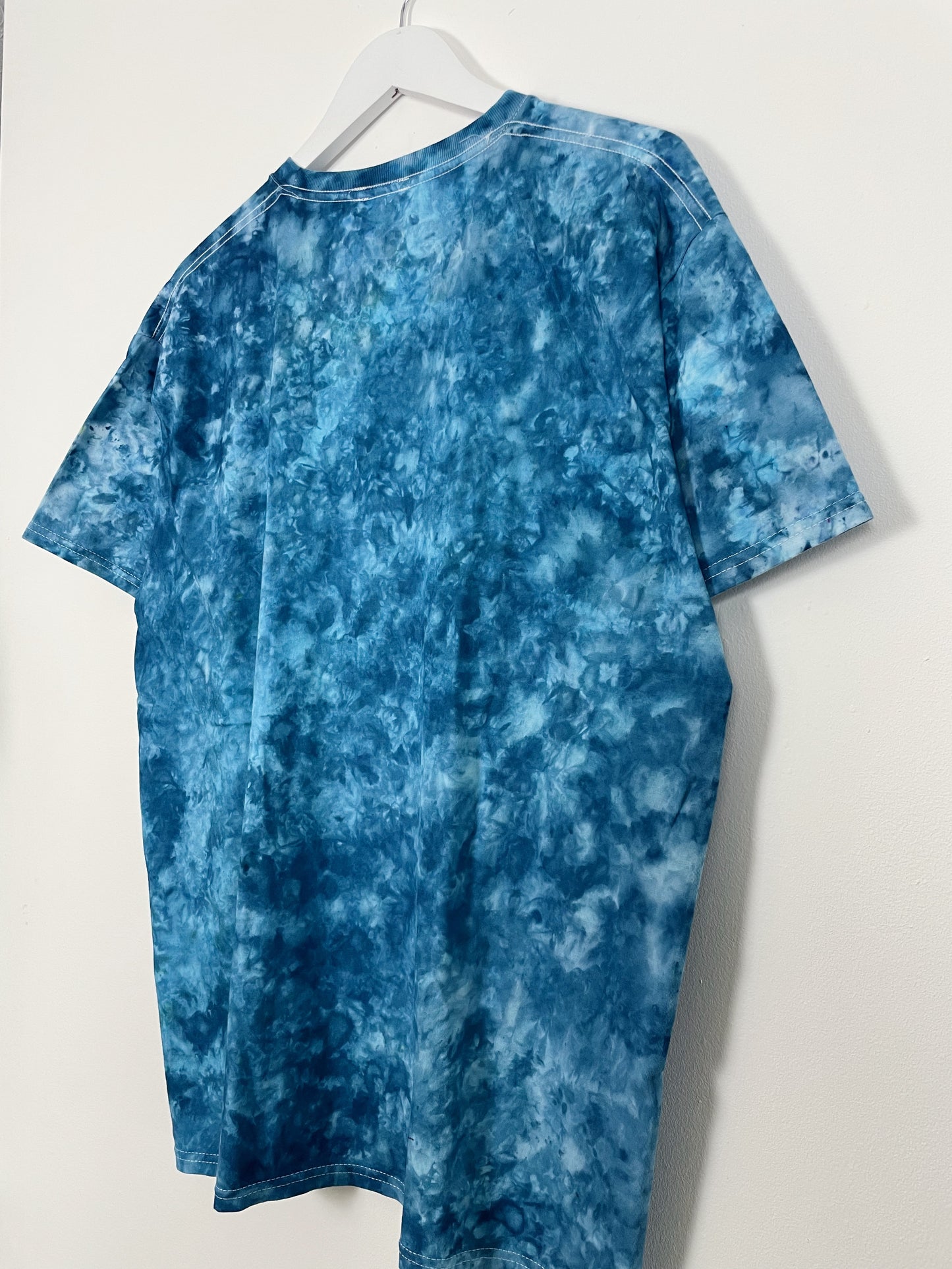 XL | Ocean Blue Ice Dye T-Shirt