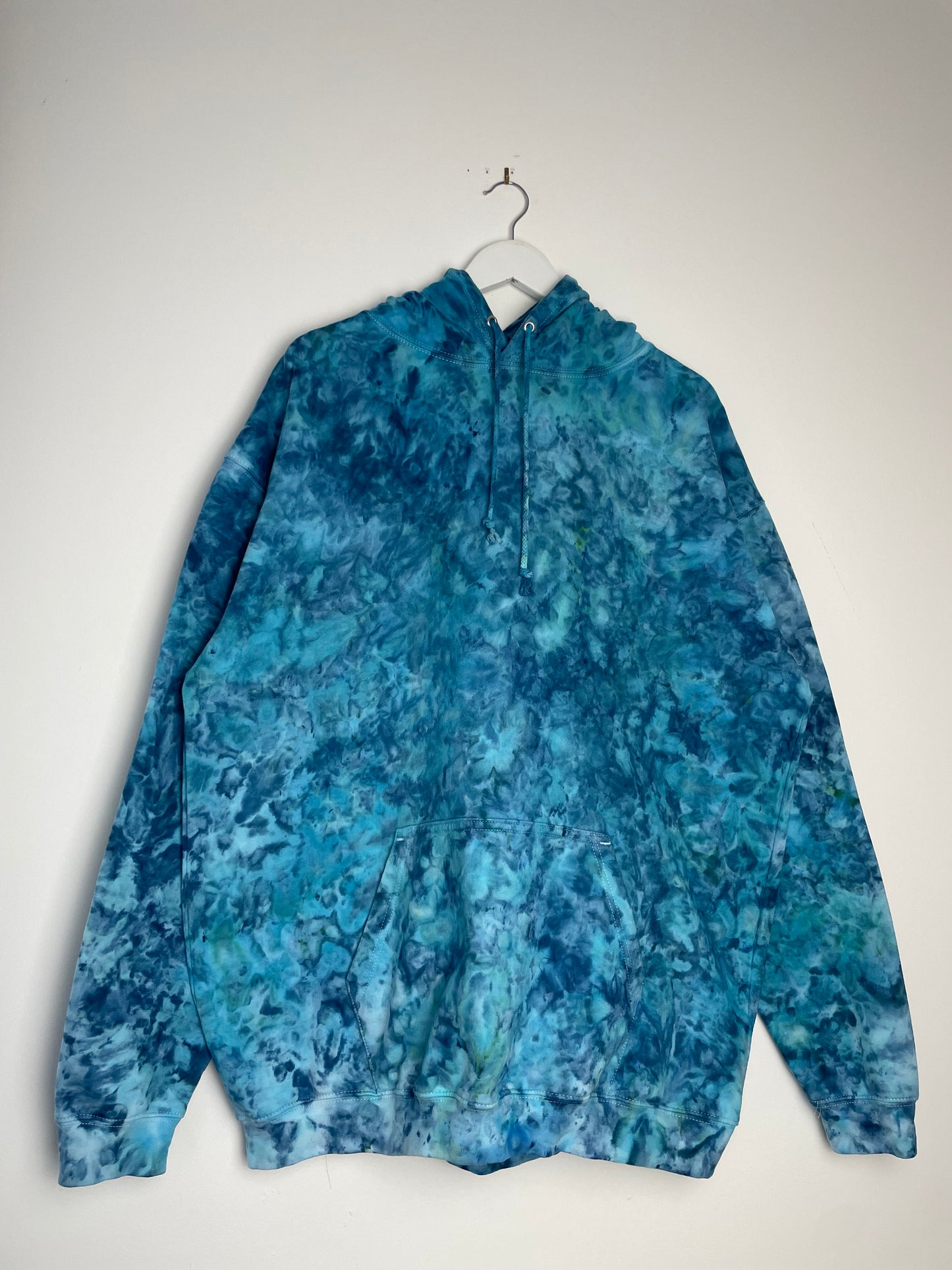 XXL | Ice Dye Ocean Hand Dyed Pullover Hoodie