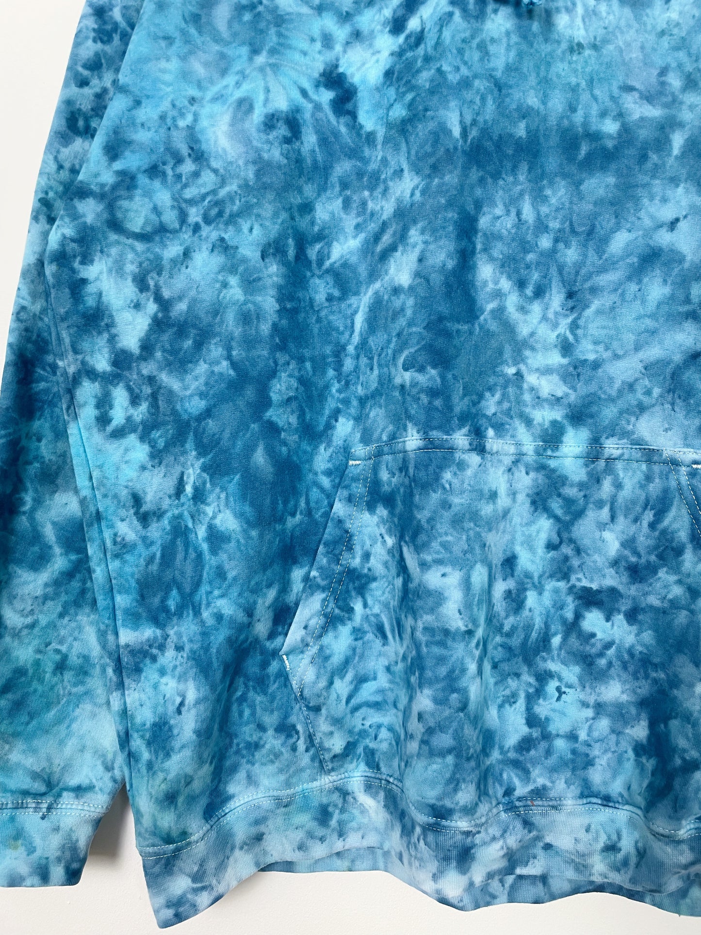 XXL | Ice Dye Ocean Hand Dyed Pullover Hoodie