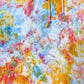 M | Ice Dye Sunset Multicolour Hand Dyed Pullover Hoodie