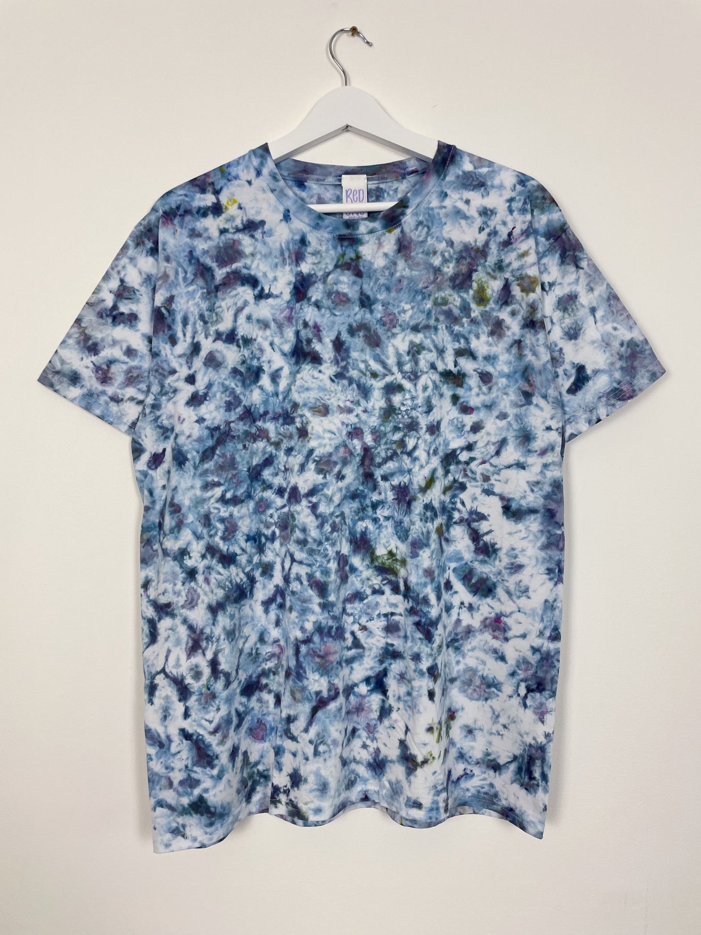 L | Ice Dye Frozen Waves Hand Dyed Ice Tie Dye T-Shirt