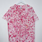 L | Ice Dye Pink Hand Dyed Ice Tie Dye T-Shirt