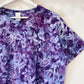 L | Purple Ice Dye T-Shirt