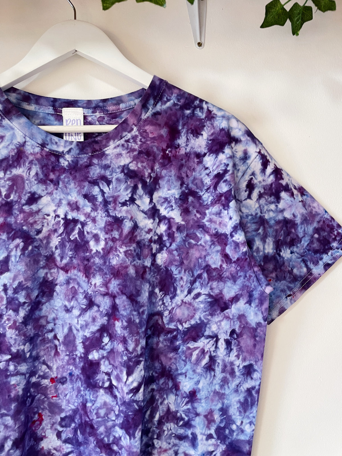 L | Purple Ice Dye T-Shirt