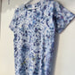 S | Frozen Waves Hand Dyed Ice Dye T-Shirt