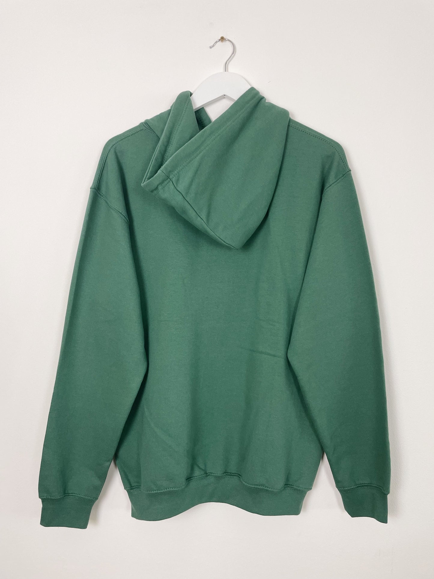 M | Mushroom Hoodie Green Hand Embroidered | Minor Display Damage