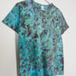 S | Blue Purple Ice Dye T-Shirt