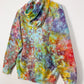 M | Ice Dye Rainbow Multicolour Hand Dyed Pullover Hoodie