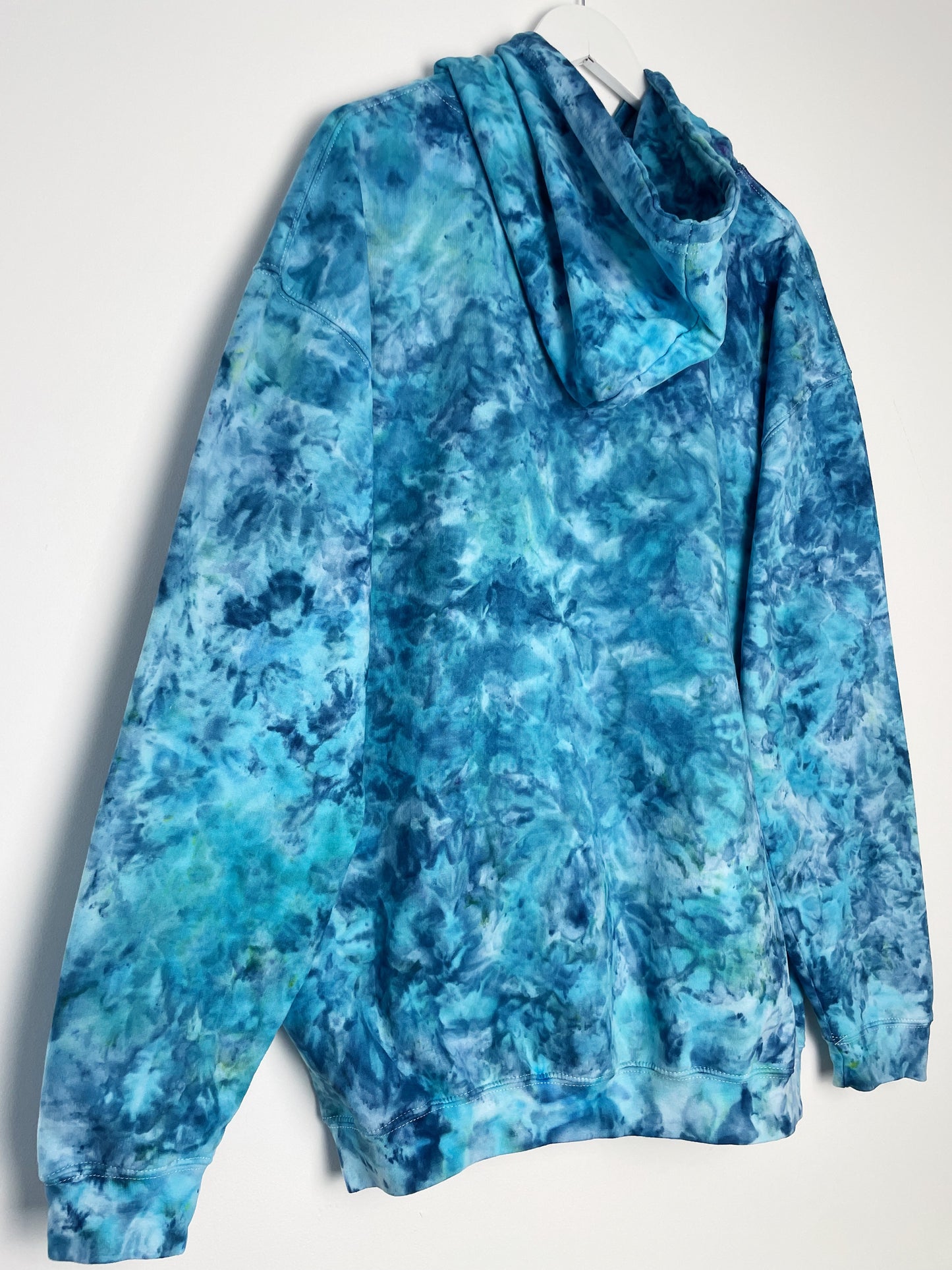 XXL | Ice Dye Ocean Hand Dyed Pullover Hoodie
