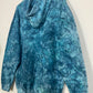 XL | Ice Dye Ocean Blue Hand Dyed Pullover Hoodie