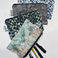Handmade Zip Pouch | Printed Pencil Case | Small Coin Purse Make-up Pouch