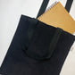 Black Corduroy Handmade Tote Bag