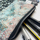 Handmade Zip Pouch | Printed Pencil Case | Small Coin Purse Make-up Pouch