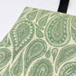 Handmade Tobacco Pouch | Green Paisley Tobacco Storage Cover