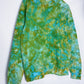 M | Ice Dye Green and Orange Hand Dyed Sweatshirt