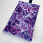 Handmade Ice Dye Tobacco Pouch | Purple Tobacco Storage Cover