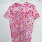 M | Ice Dye Pink Hand Dyed Ice Tie Dye T-Shirt