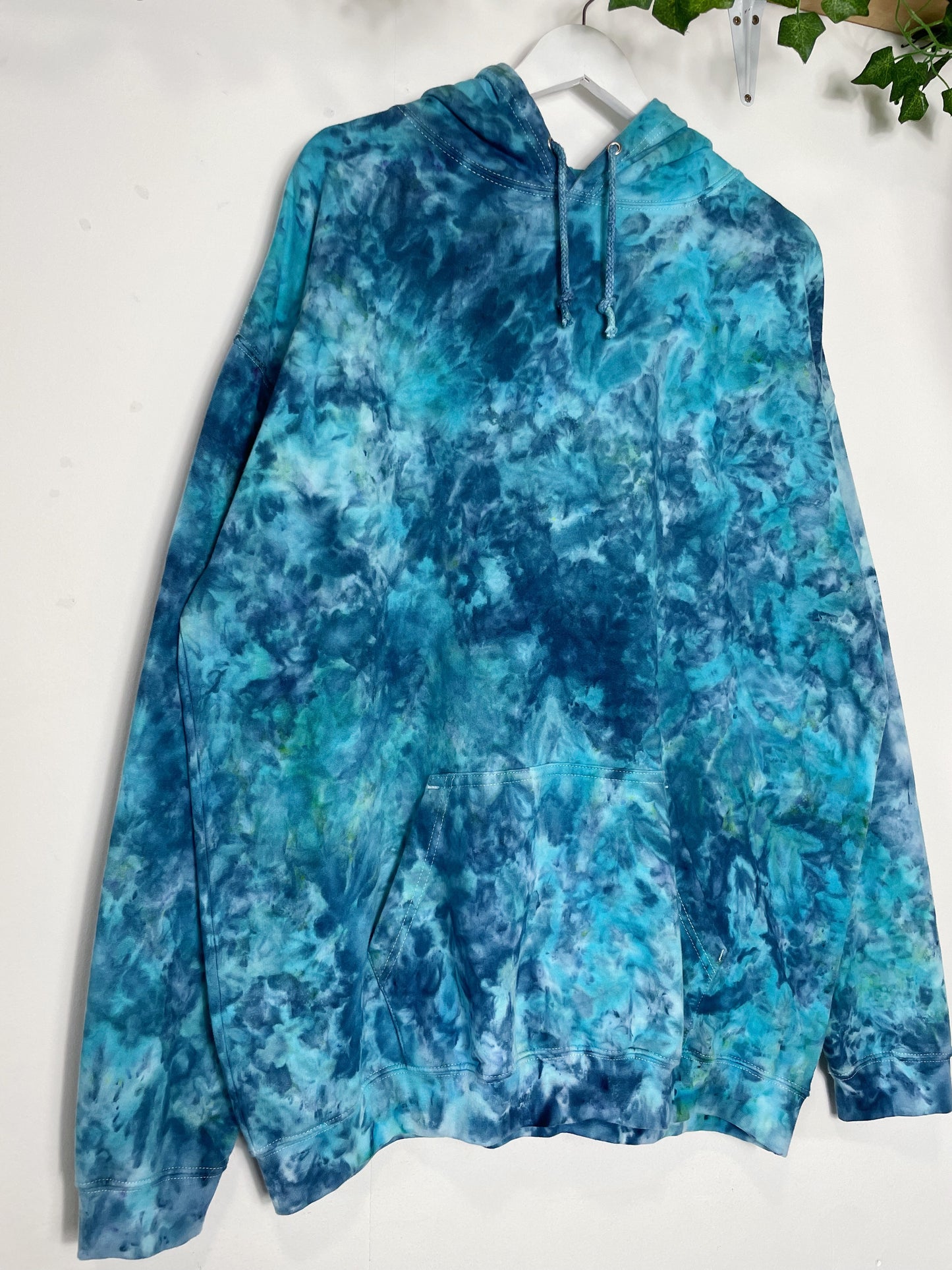 XXL | Ice Dye Ocean Hand Dyed Pullover Hoodie