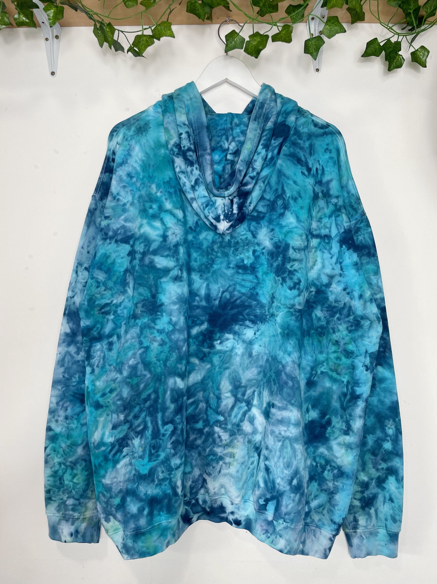 XXL | Ice Dye Ocean Hand Dyed Pullover Hoodie