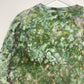 L | Ice Dye Dark Green and Purple Hand Dyed Sweatshirt