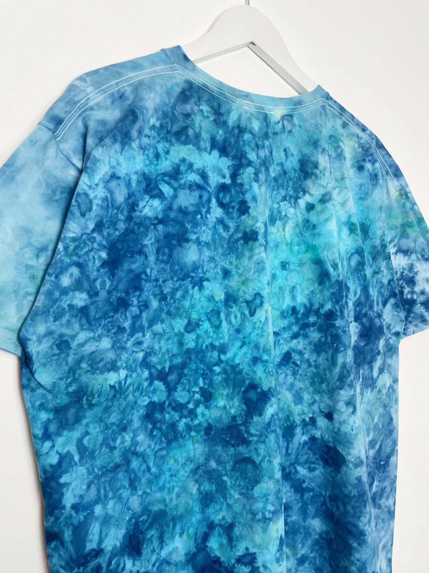 XL | Ocean Blue Ice Dye T-Shirt