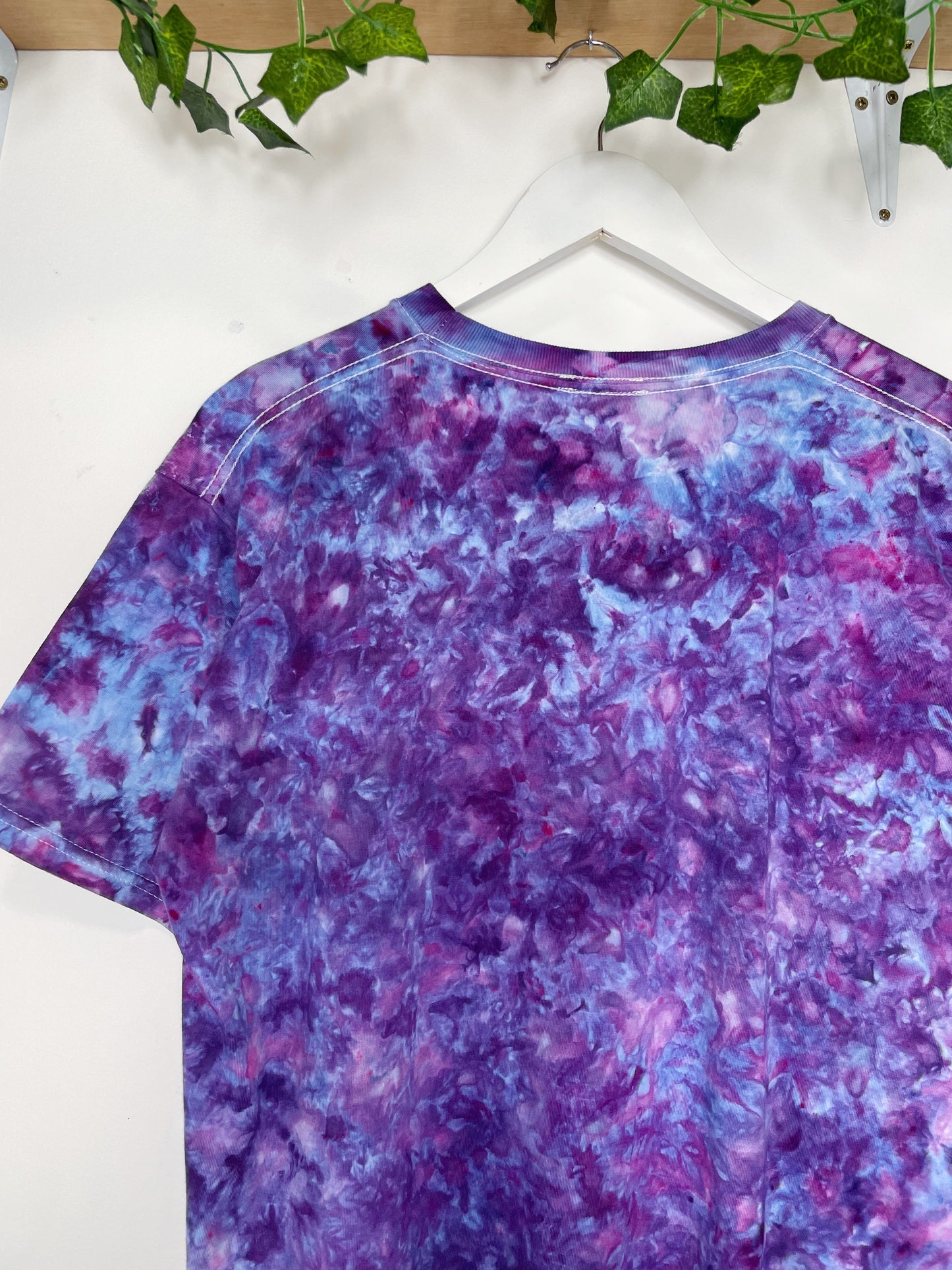 L | Purple Ice Dye T-Shirt