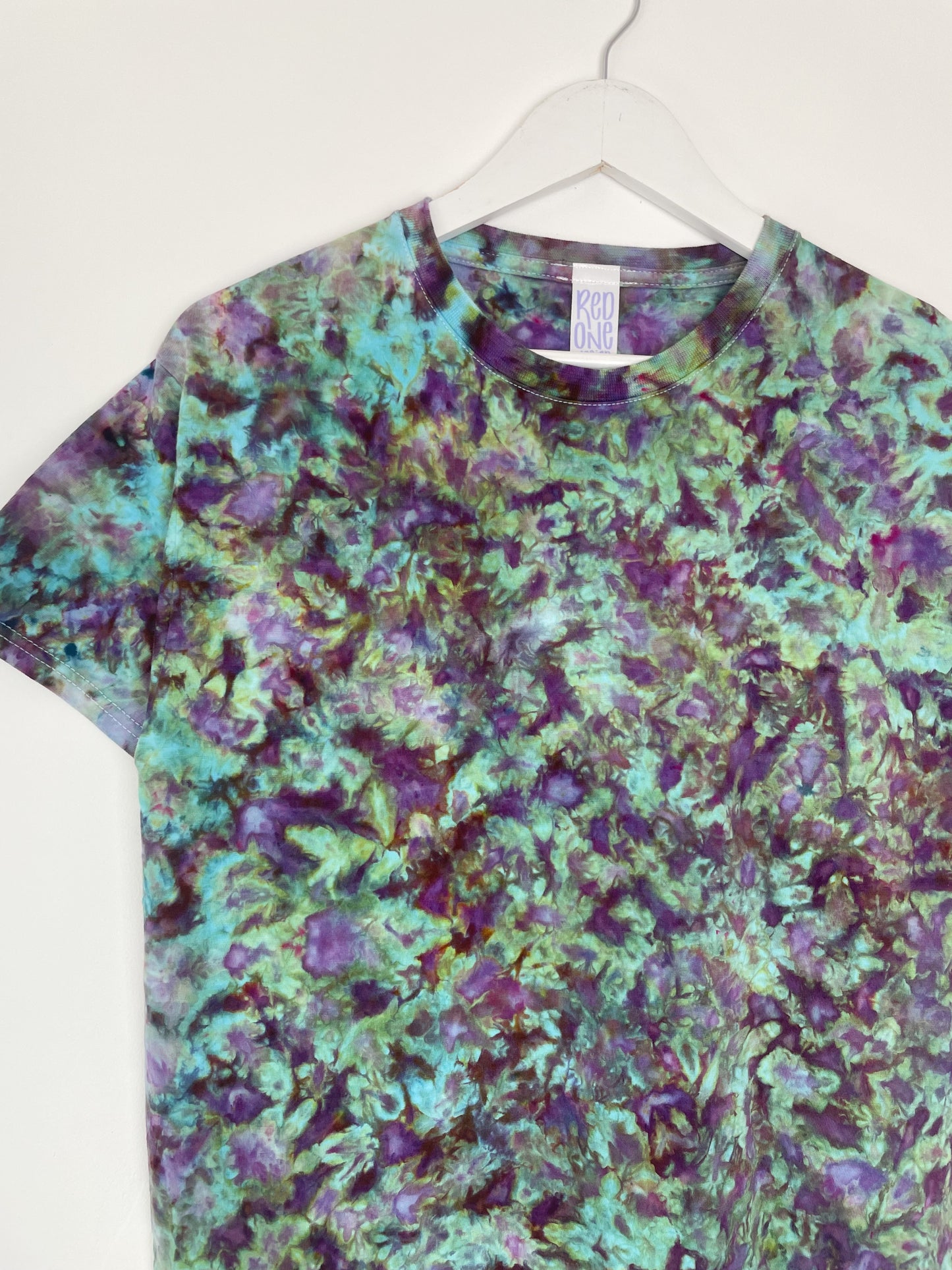 M | Blue Purple Ice Dye T-Shirt