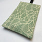 Handmade Tobacco Pouch | Green Paisley Tobacco Storage Cover