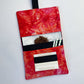 Handmade Ice Dyed Tobacco Pouch | Red Tobacco Storage Cover