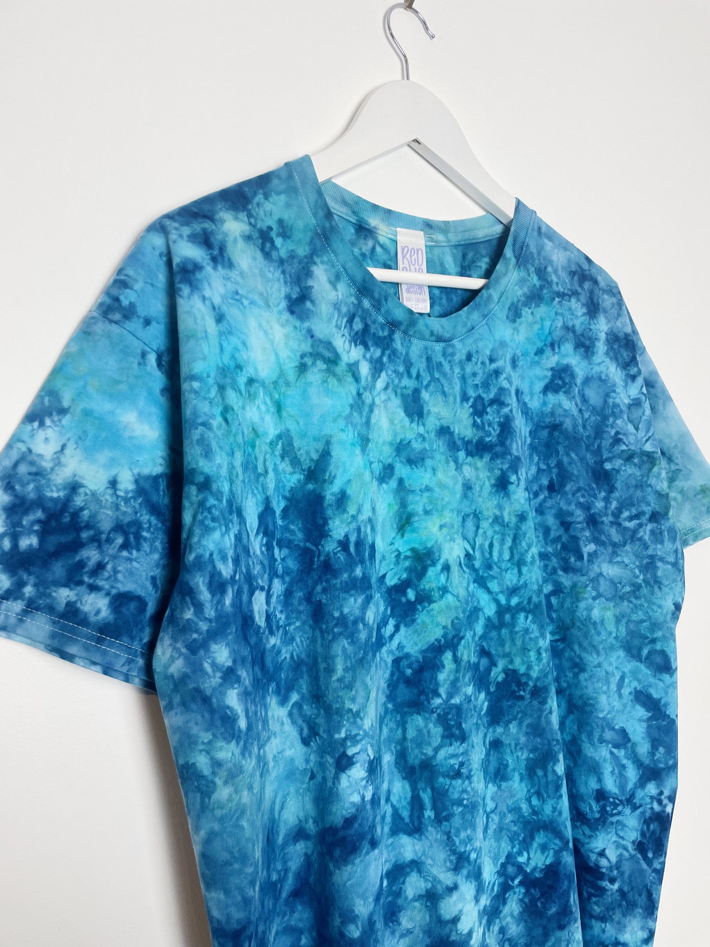 XL | Ocean Blue Ice Dye T-Shirt