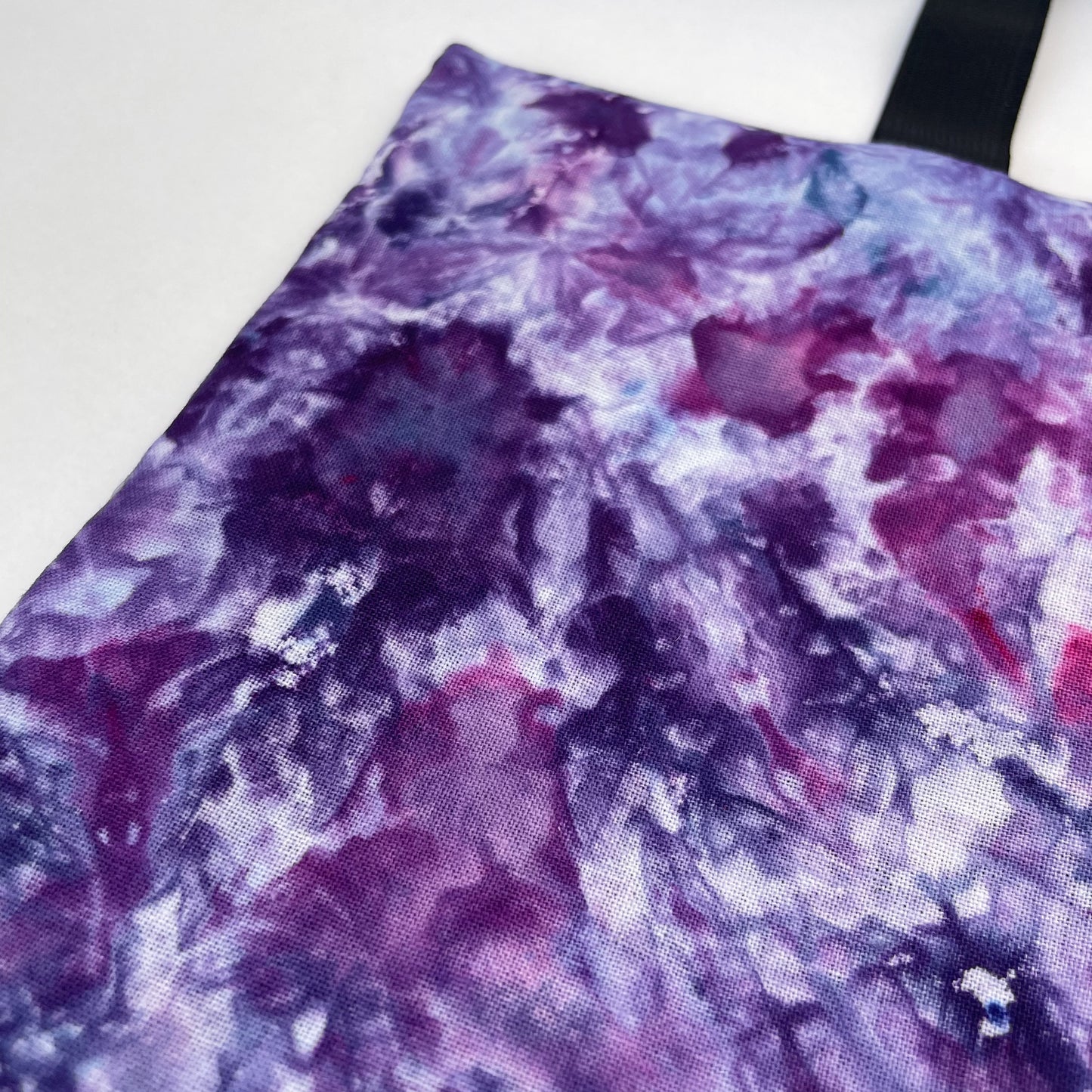 Handmade Ice Dye Tobacco Pouch | Purple Tobacco Storage Cover