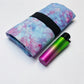 Handmade Ice Dye Tobacco Pouch | Purple Tobacco Storage Cover