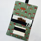 Handmade Tobacco Pouch | Green Mushroom Print Tobacco Storage Holder