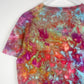 M | Ice Dye Rainbow Multicolour Hand Dyed Ice Tie Dye T-Shirt