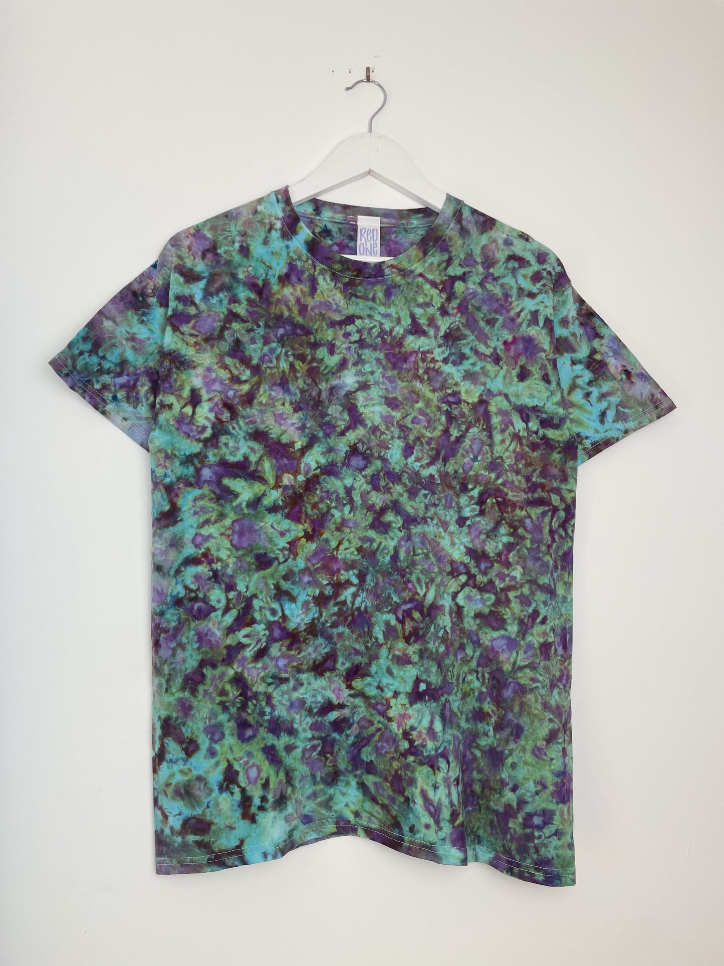 M | Blue Purple Ice Dye T-Shirt