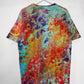 XL | Ice Dye Rainbow Multicolour Hand Dyed Ice Tie Dye T-Shirt