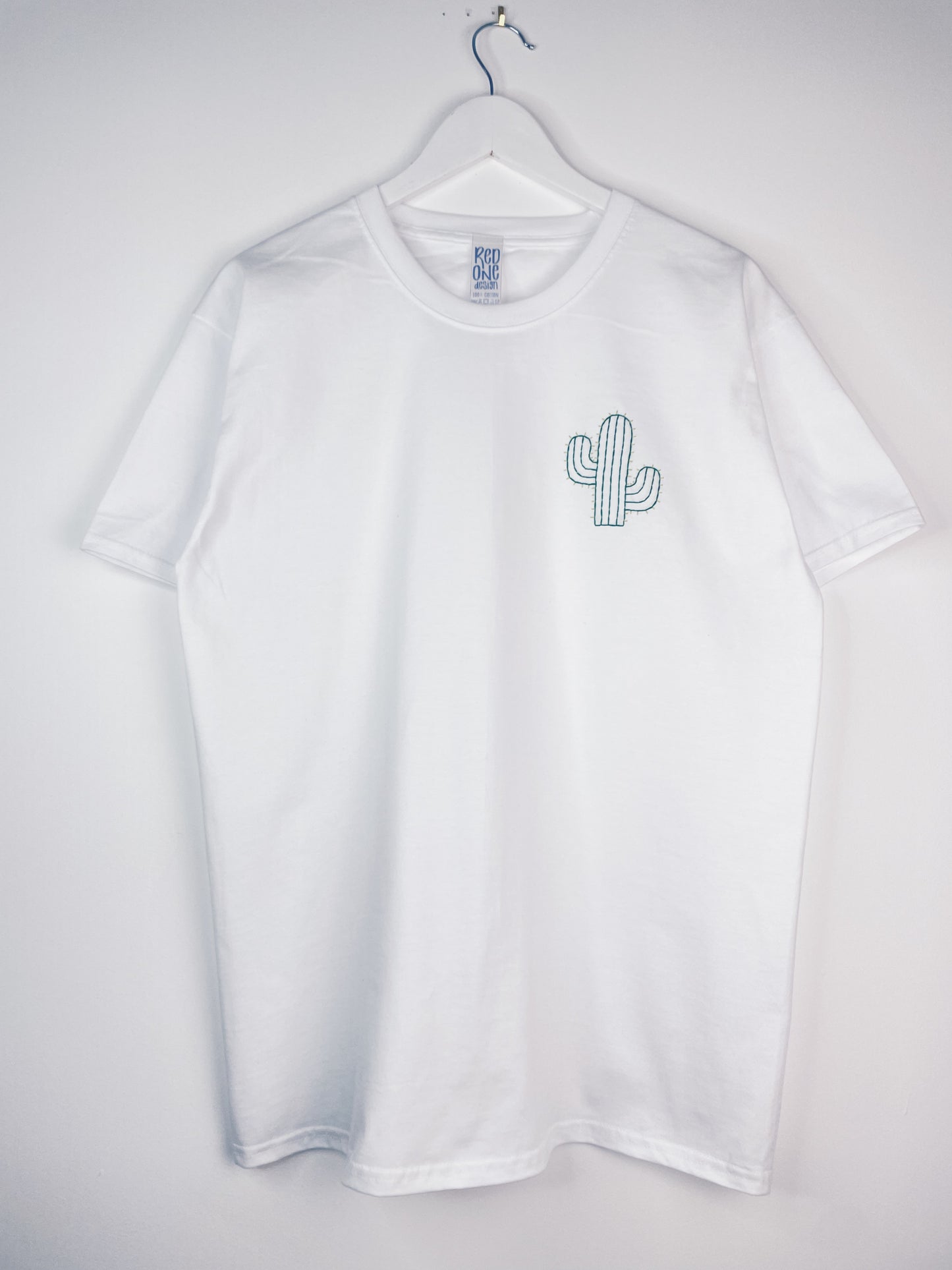 Cactus - Hand Embroidered Unisex T-Shirt